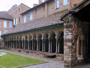 The cloisters of St Salvi, where Tennis is said to have started.