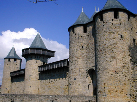 The turrets and ramparts of the Cité of Carcassonne