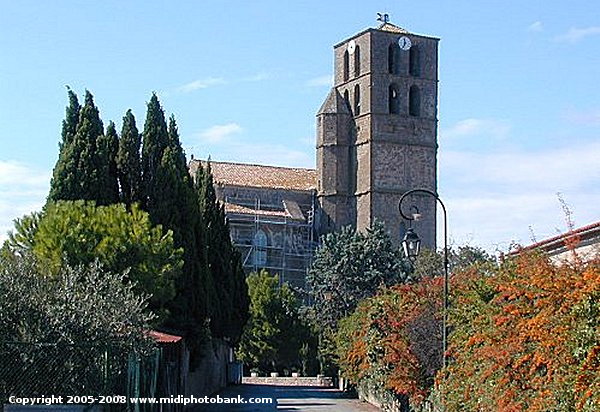 The village church in Puichèric on the Midi Canal